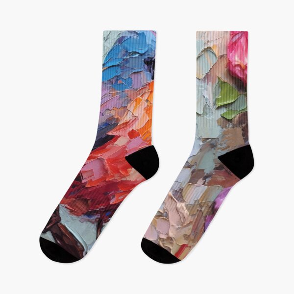 Item preview, Cute Colorful Thick Impasto Bird Painting: A Vibrant Avian Delight designed and sold by SingularityGeek.