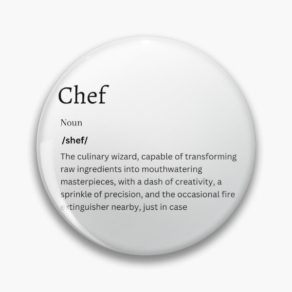 Item preview, Chef Definition Sticker | Gift for Culinary Artists and Food Lovers designed and sold by FunDifference.