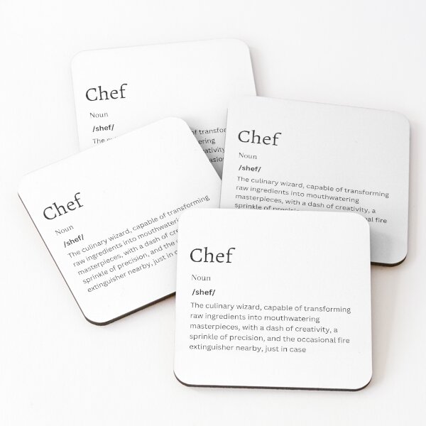 Item preview, Chef Definition Sticker | Gift for Culinary Artists and Food Lovers designed and sold by FunDifference.