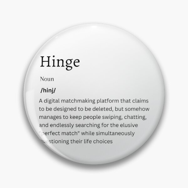 Item preview, Hinge Definition Sticker | Symbol of Connection and Possibility designed and sold by FunDifference.