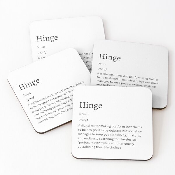 Item preview, Hinge Definition Sticker | Symbol of Connection and Possibility designed and sold by FunDifference.