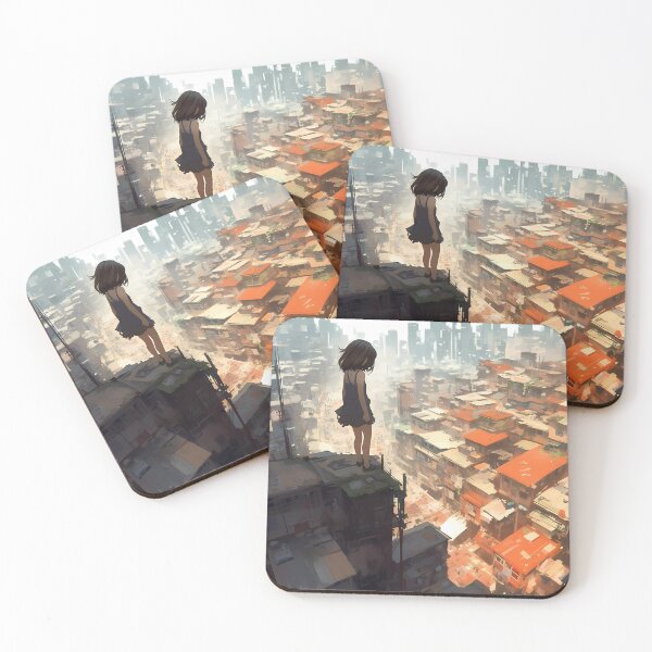 Item preview, Girl on the Edge: Heights of the Suburban Skyline designed and sold by SingularityGeek.