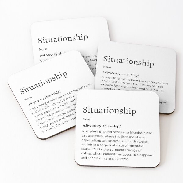 Item preview, Situationship Definition Sticker | Navigating the Realm of Uncertainty designed and sold by FunDifference.