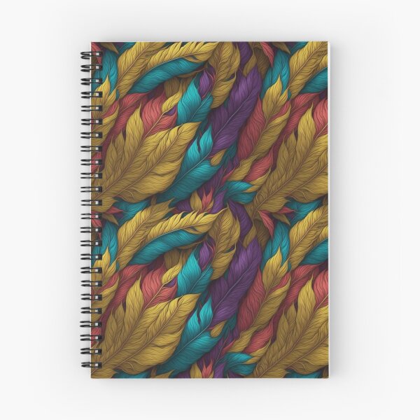 Item preview, Colorful Feather pattern designed and sold by kiyaansh16.
