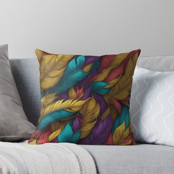 Item preview, Colorful Feather pattern designed and sold by kiyaansh16.