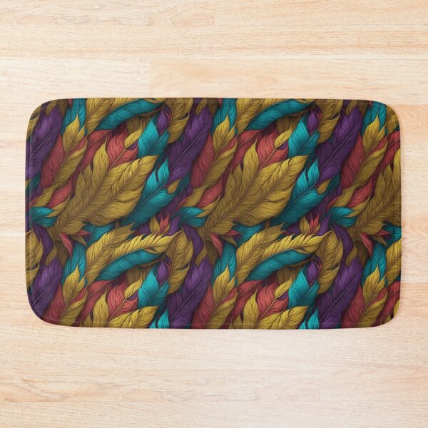 Item preview, Colorful Feather pattern designed and sold by kiyaansh16.