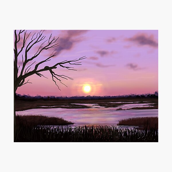 Item preview, Sunset lake designed and sold by TashArtss.