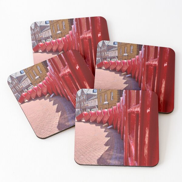 Item preview, Falling Red Phoneboxes designed and sold by SaveUrSoap.