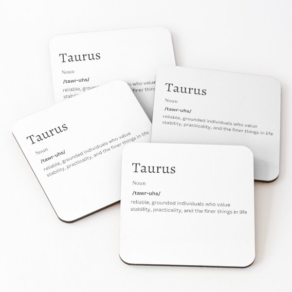 Item preview, Taurus Definition Sticker | Embrace the Grounded Strength of the Bull designed and sold by FunDifference.