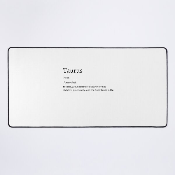 Item preview, Taurus Definition Sticker | Embrace the Grounded Strength of the Bull designed and sold by FunDifference.