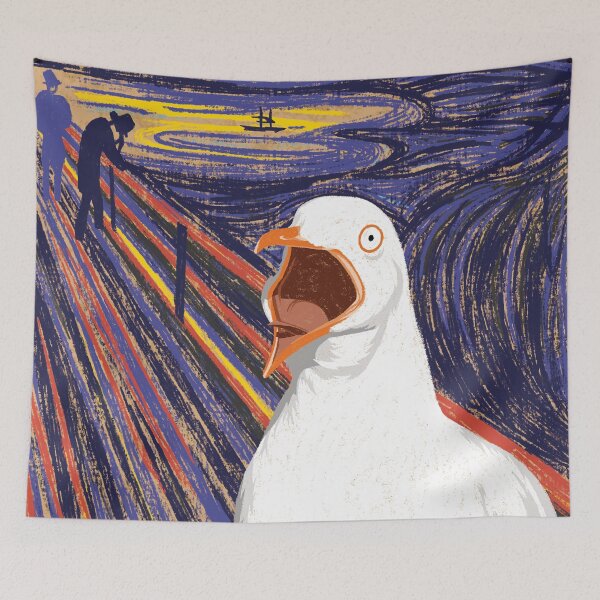 Item preview, The scream (of the seagull) designed and sold by Captain Chromatic.