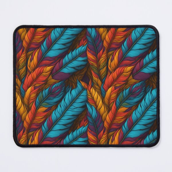 Item preview, Colorful Feather pattern designed and sold by kiyaansh16.