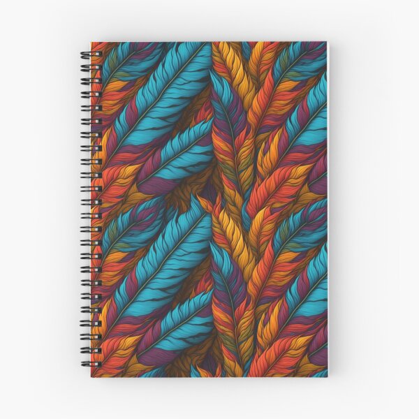 Item preview, Colorful Feather pattern designed and sold by kiyaansh16.
