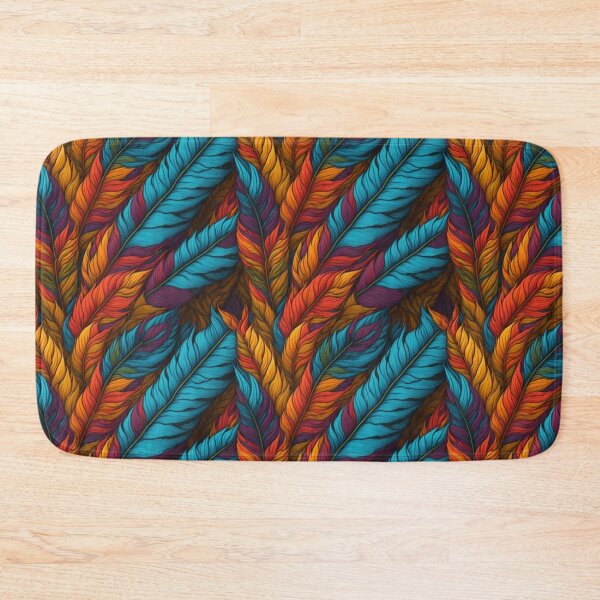 Item preview, Colorful Feather pattern designed and sold by kiyaansh16.