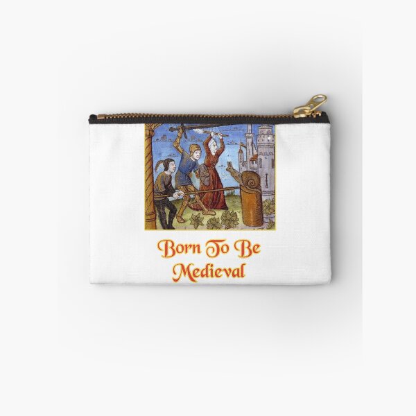 Item preview, 'Born To Be Medieval' Snail Fight Naïve Painting - Medieval Designs Collection designed and sold by Ridiculam Toga.