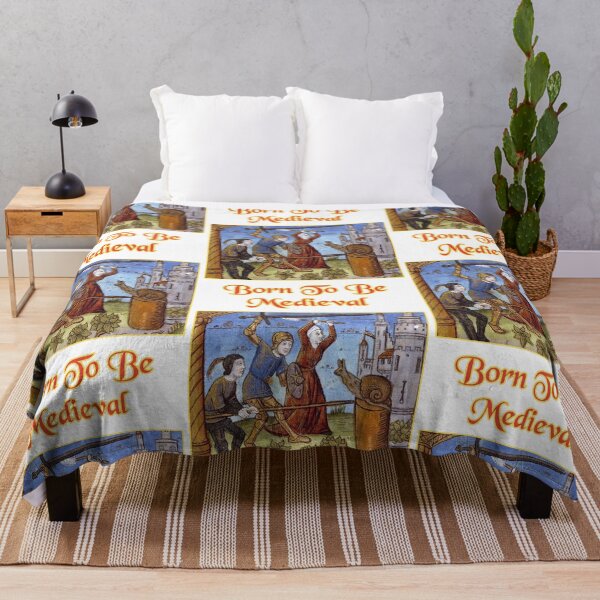 Item preview, 'Born To Be Medieval' Snail Fight Naïve Painting - Medieval Designs Collection designed and sold by Ridiculam Toga.