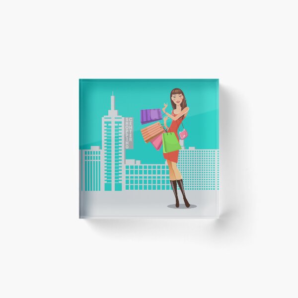 Item preview, Girl with Shopping Bags. Woman on Shopping. Sale Banner.  designed and sold by ivector.