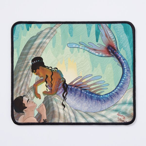 Item preview, Kaz admires mermaid Inej designed and sold by Arany-Studio.
