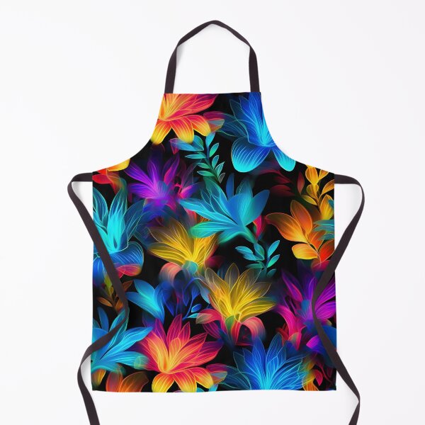 Item preview, Neon Vibrant Seamless Flowers Design | Exotic Floral Pattern | Vibrant Home Decor designed and sold by lipe1984.