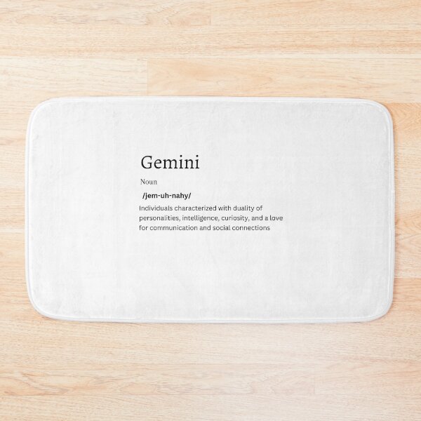 Item preview, Gemini Definition Sticker | Embrace the Dual Nature of the Twins designed and sold by FunDifference.