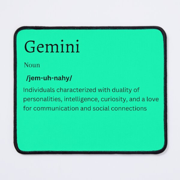 Item preview, Gemini Definition Sticker | Embrace the Dual Nature of the Twins designed and sold by FunDifference.