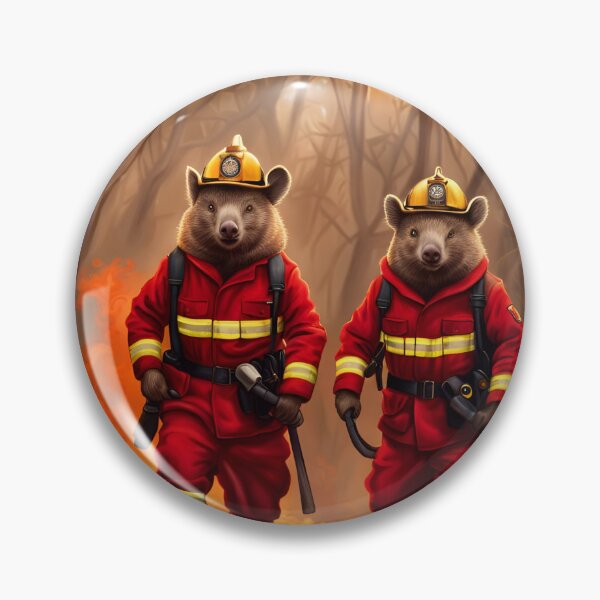 Item preview, Australian firefighting Wombats designed and sold by J7Simpson.