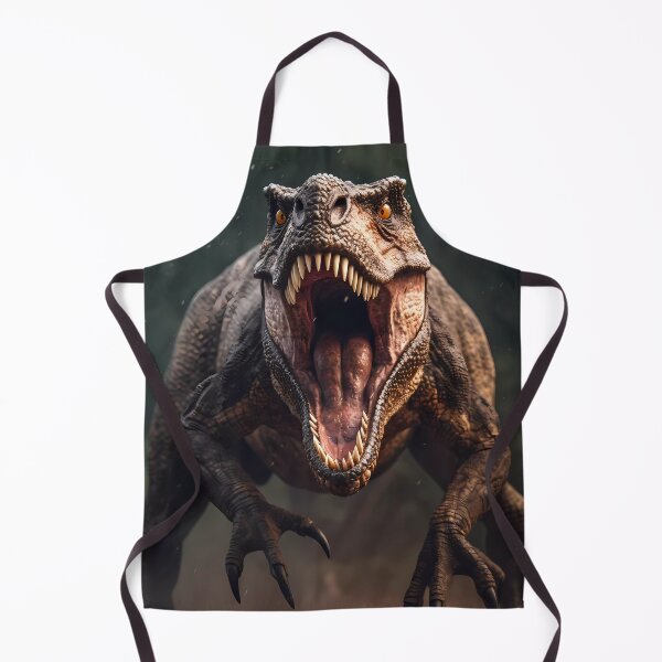 Item preview, Realistic Photo of a Roaring and Threatening Tyrannosaurus Rex designed and sold by SingularityGeek.