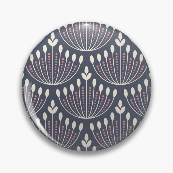 Item preview, KF 0081 G - Vintage Retro Flower 70s Modern Geometric Floral Pattern designed and sold by KhakiFinch.
