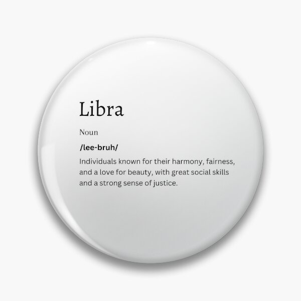 Item preview, Libra Definition Sticker | Embrace the Harmonious Soul of the Scale designed and sold by FunDifference.