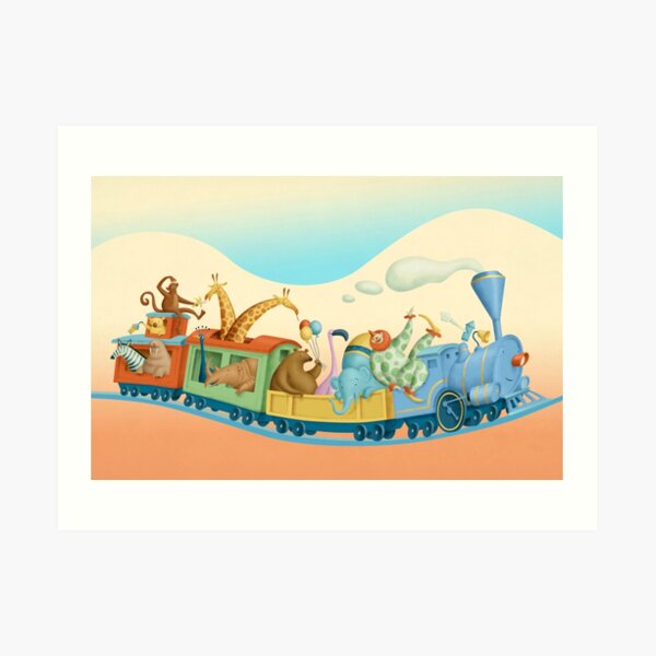 The Little Blue Engine Art Print