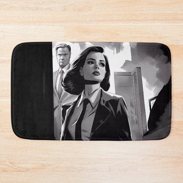 Item preview, Scene of a Detective Girl: Noir Elegance in Black and White designed and sold by SingularityGeek.