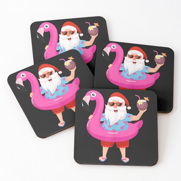 Item preview, Christmas in July Santa hawaii Sunglasses Flamingo gifts Tank Top designed and sold by wacykcyril8.