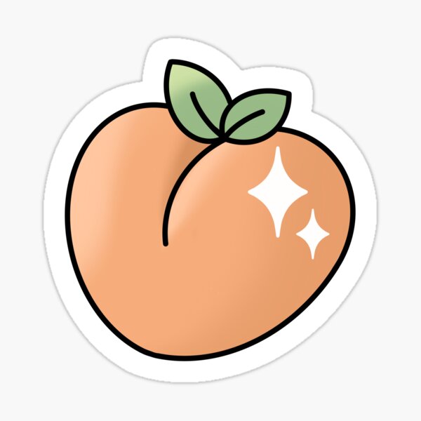 Peach Disco Ball Sticker Pack — Not Sorry Art