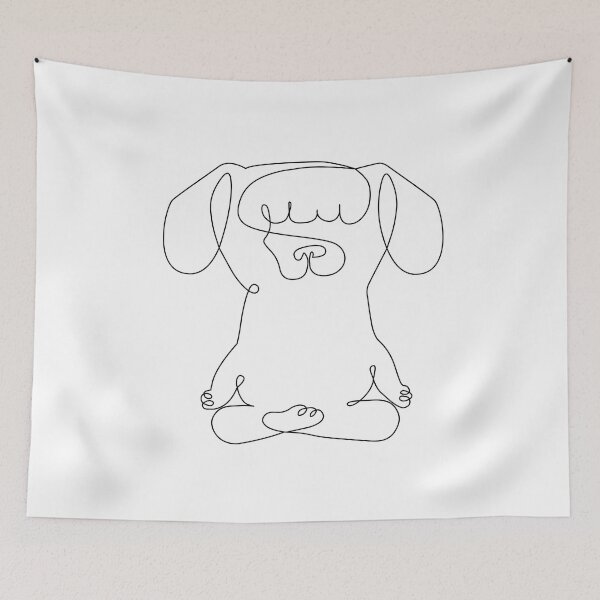 Item preview, One Line Dachshund Easy Pose designed and sold by Huebucket.