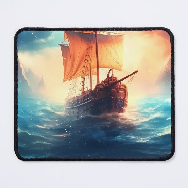 Item preview, Warship in a Rough Sea: A Battle Against the Elements designed and sold by SingularityGeek.
