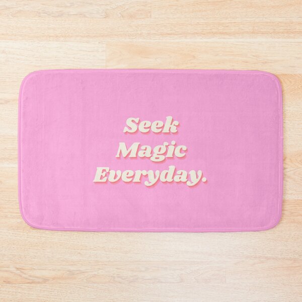 Aperçu de l'œuvre Magie, motivation, inspiration, affirmation quotidienne, positif, recherche de magie, rose créée et vendue par Magic Love Art Print.