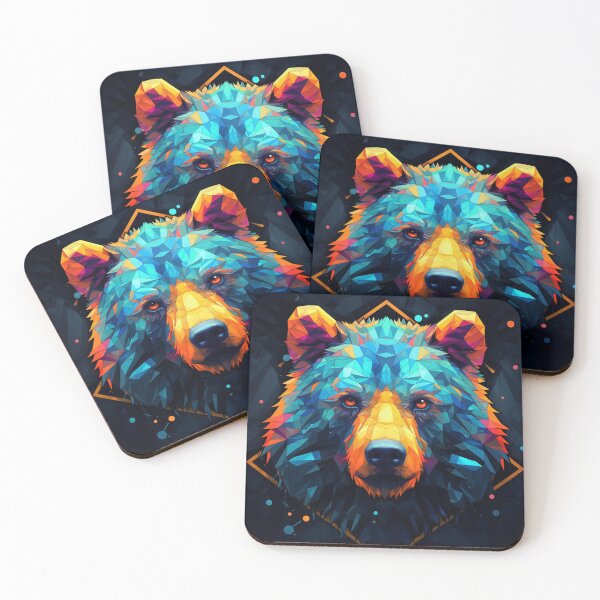 Item preview, Neon bear no 2  designed and sold by Sylwia Kuc.