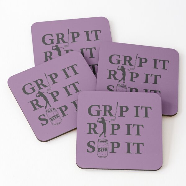 Item preview, Grip it Rip it Sip it Drinking Golf gag 	 for 	 	 	 	 designed and sold by gnapztbh53.