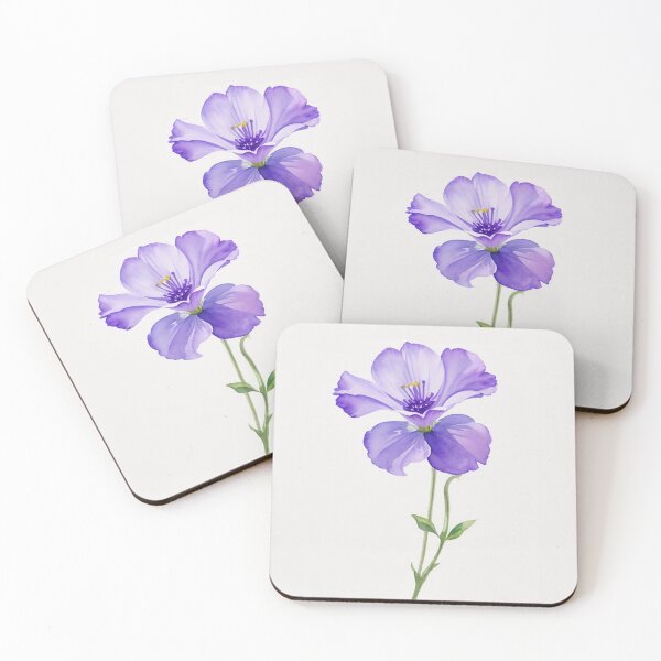 Item preview, February Violet Birth Flower - Modesty and Enduring Beauty designed and sold by SleepySoulArt.