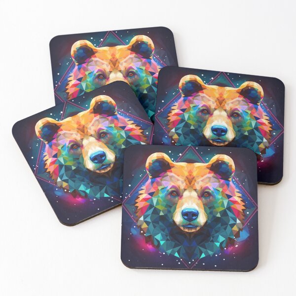 Item preview, neon bear no 3  designed and sold by Sylwia Kuc.