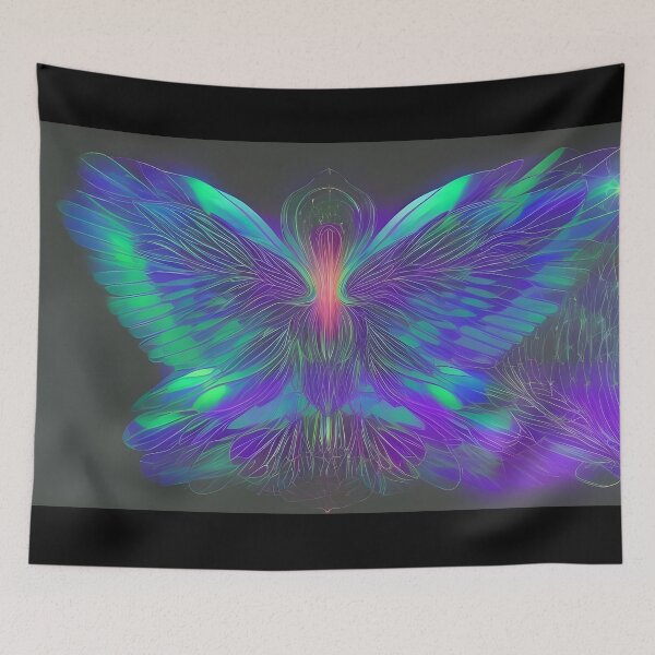 Item preview, Luminous Iridescent Angelic Butterfly I designed and sold by GGG-AI.