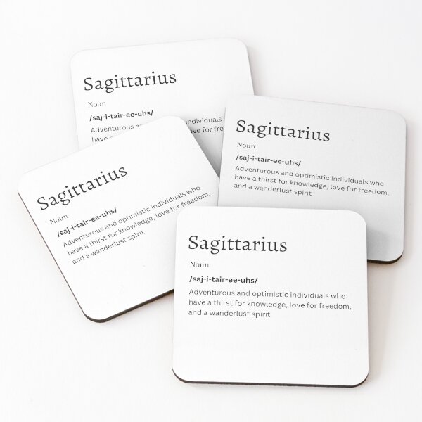 Item preview, Sagittarius Definition Sticker | Embrace the Adventurous Spirit of the Archer designed and sold by FunDifference.