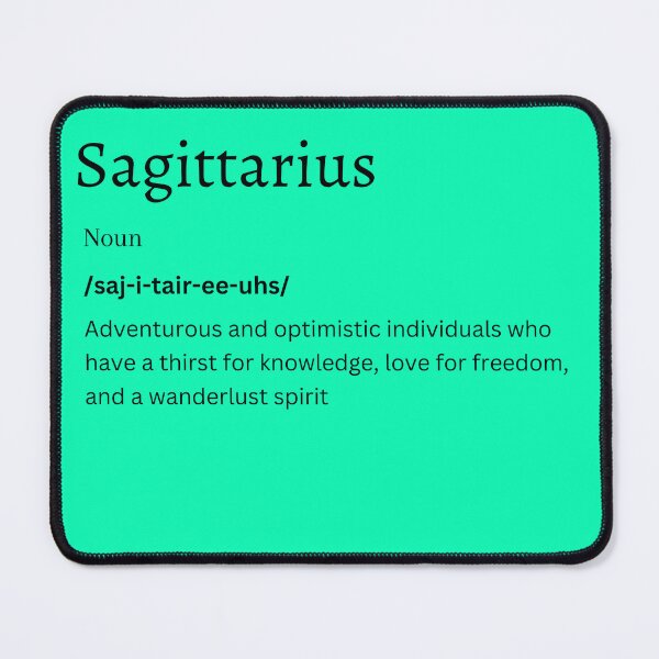 Item preview, Sagittarius Definition Sticker | Embrace the Adventurous Spirit of the Archer designed and sold by FunDifference.