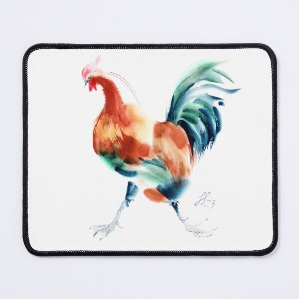 Item preview, Watercolor rooster designed and sold by ARTIrina.