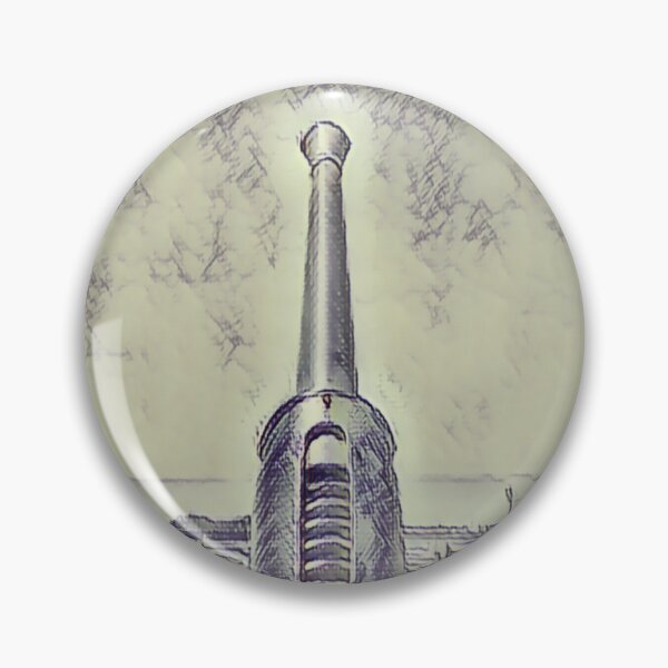 Item preview, Castle Gun In Pen And Ink designed and sold by Fearless-Fox.
