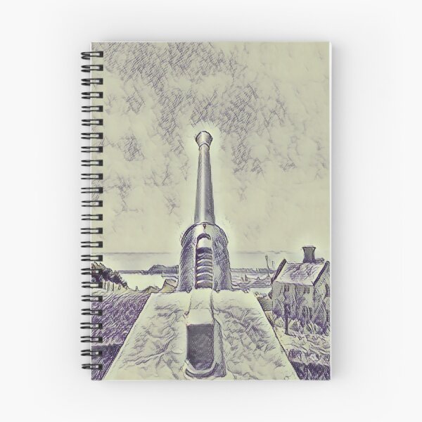 Item preview, Castle Gun In Pen And Ink designed and sold by Fearless-Fox.