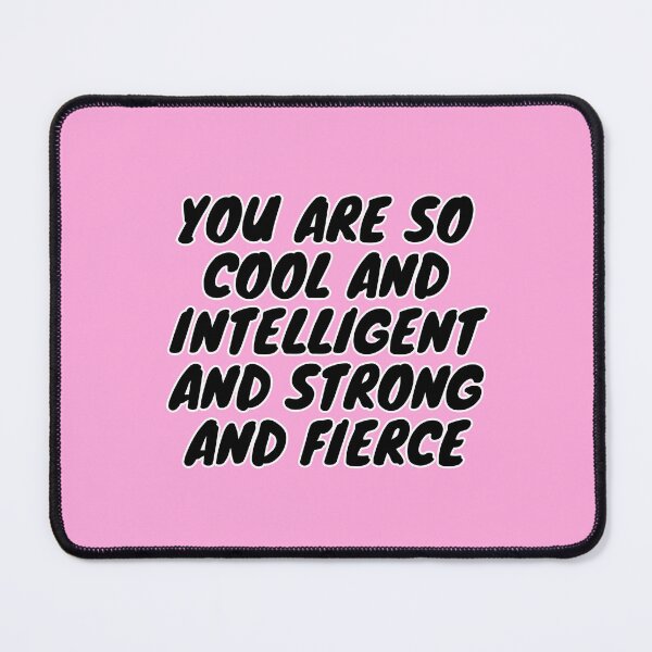 Item preview, Cool, Intelligent, Strong, Fierce, Girl Boss, Inspirational, Motivational, Pink designed and sold by Magic Love Art Print.