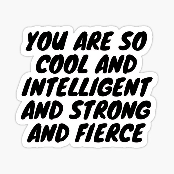 Item preview, Cool, Intelligent, Strong, Fierce, Girl Boss, Inspirational, Motivational, Pink designed and sold by Magic Love Art Print.