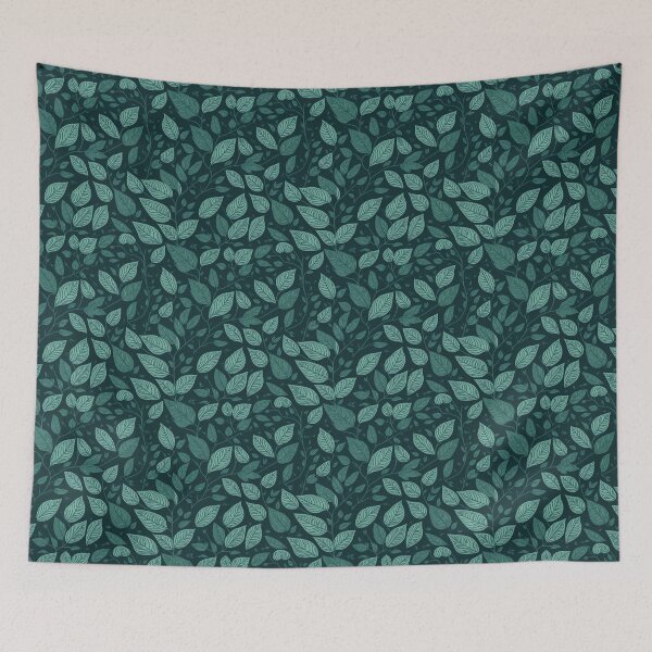 Item preview, seamless pattern with abstract foliage, green leaves designed and sold by JuliaRight.