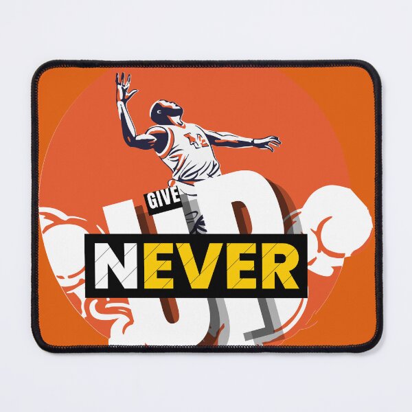 Item preview, Never Give Up Basketball vibe designed and sold by LaartStudio.